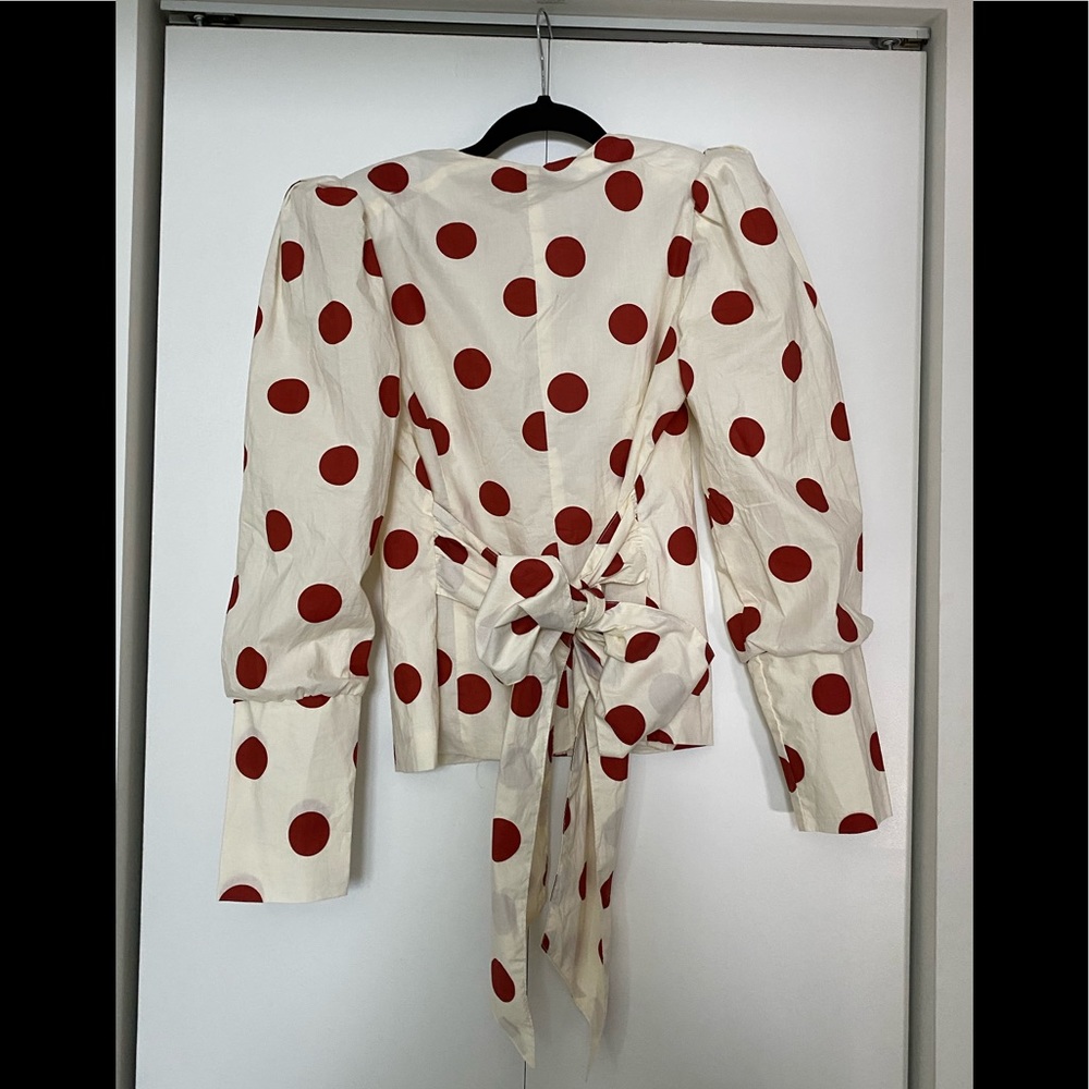 Alpha & Omega Polka Dot Top - Picture 2 of 4